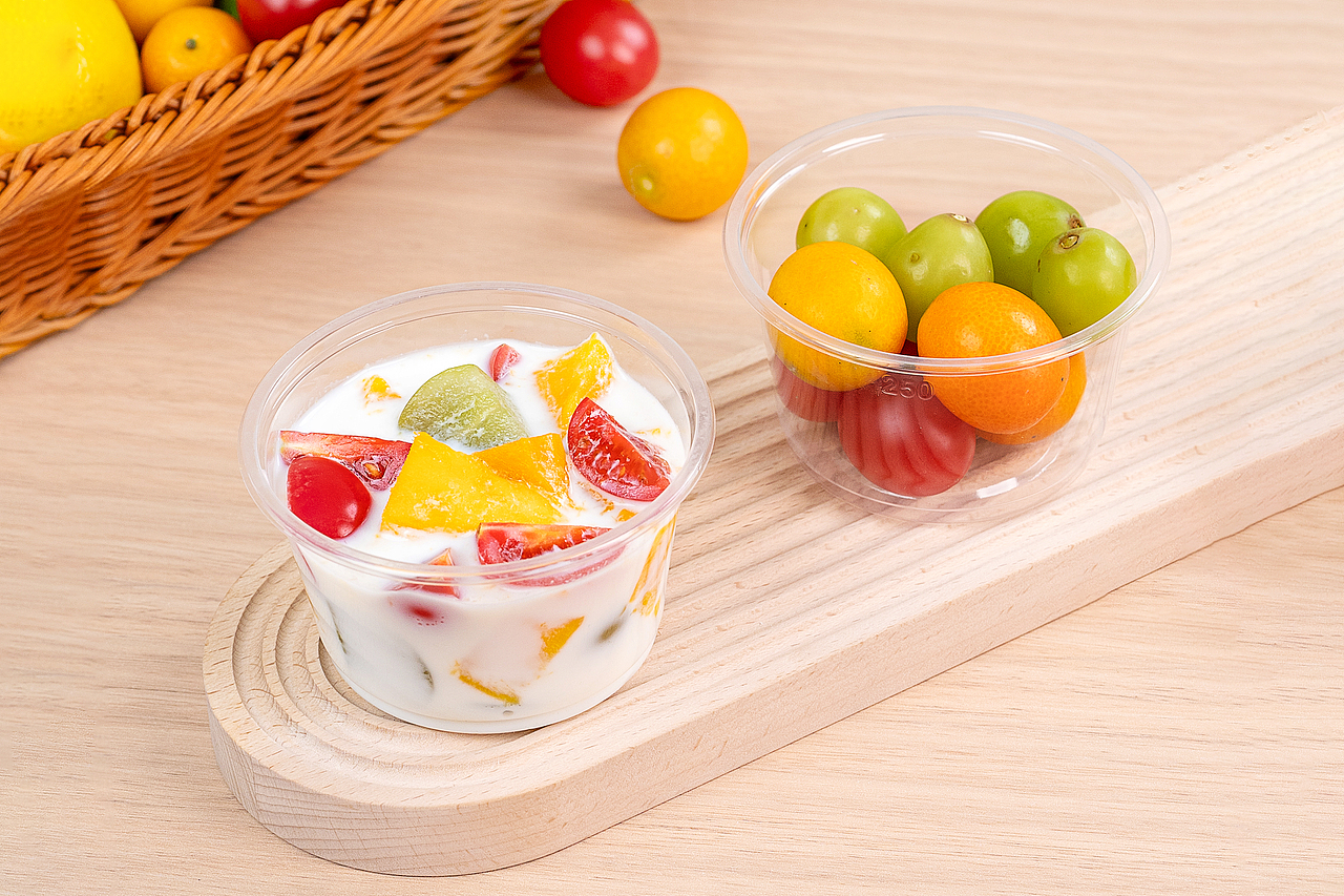 产品摄影丨一次性吸塑圆形餐盒系列