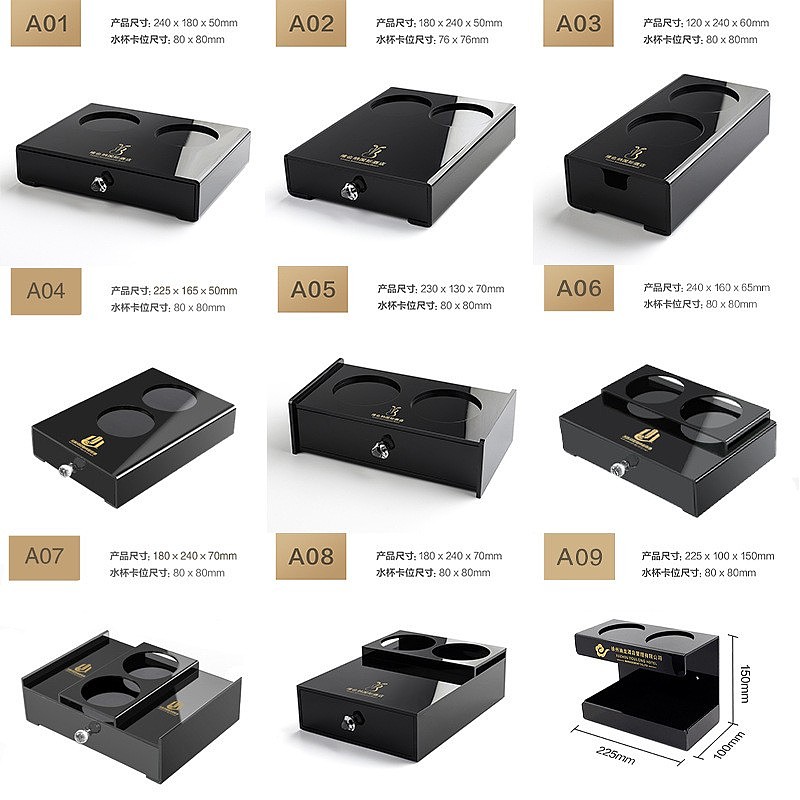 亚克力酒店纸巾消耗品展示盒