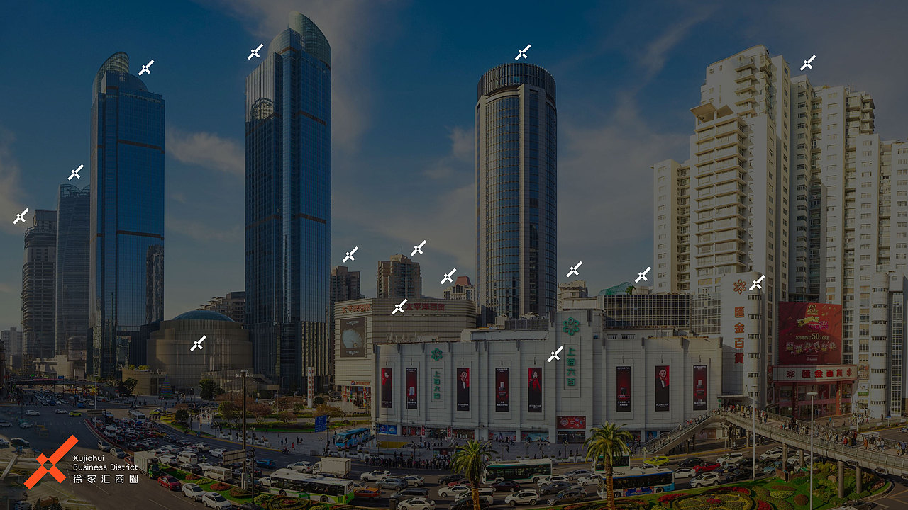 “徐家匯商圈”logo設(shè)計(jì)（圖ZMzQ3NDA3MzI0） - 品牌 - 站酷設(shè)計(jì)師樂觀少年原創(chuàng)素材 - 站酷ZCOOL