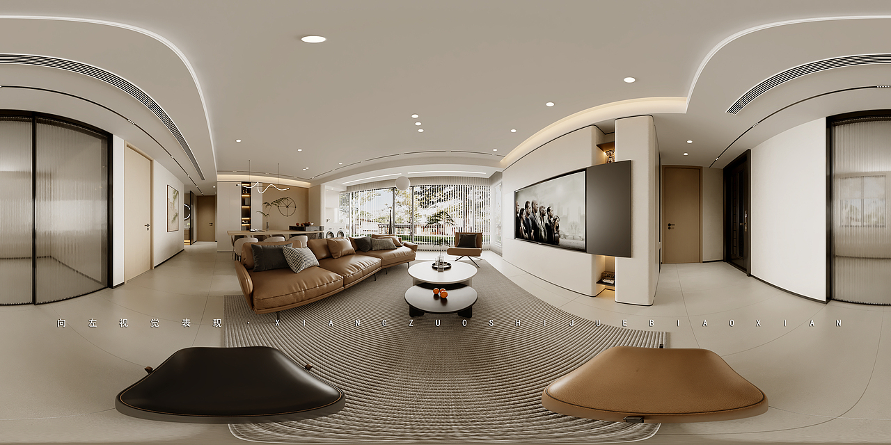 奶油风效果图案例