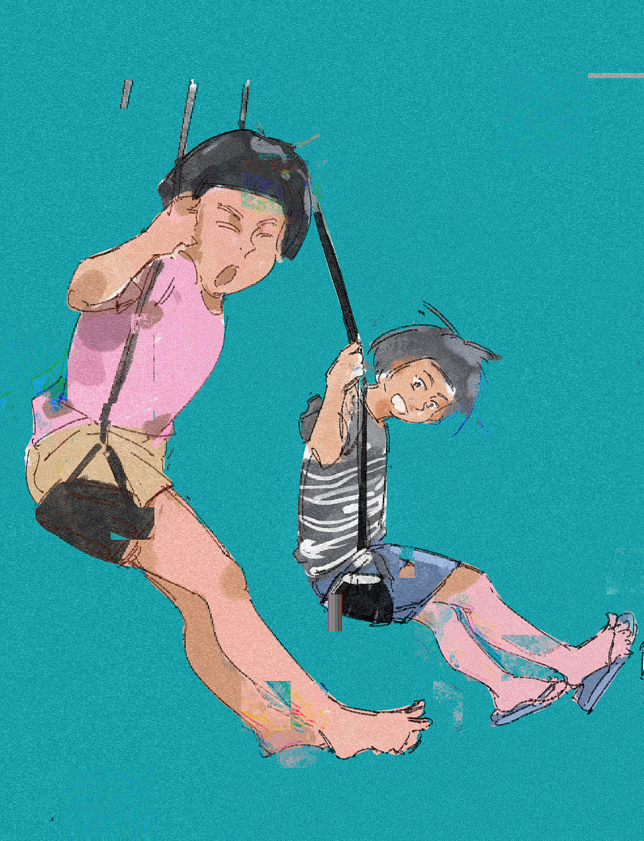 【人物隔日涂】101-172（图ZMzI2OTg4MzA4） - 创作习作 - 站酷设计师黑羊呀原创素材 - 站酷ZCOOL