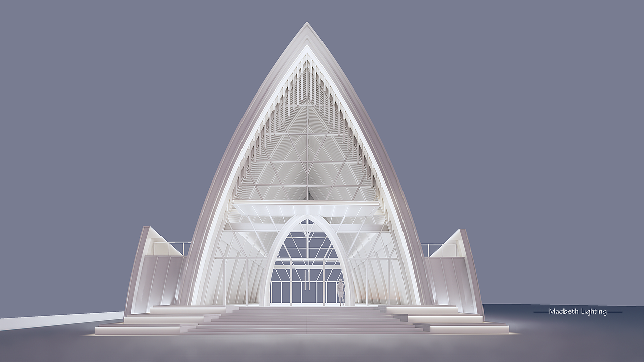 2023第一单作品——Enscape 制作教堂灯光效果图初试