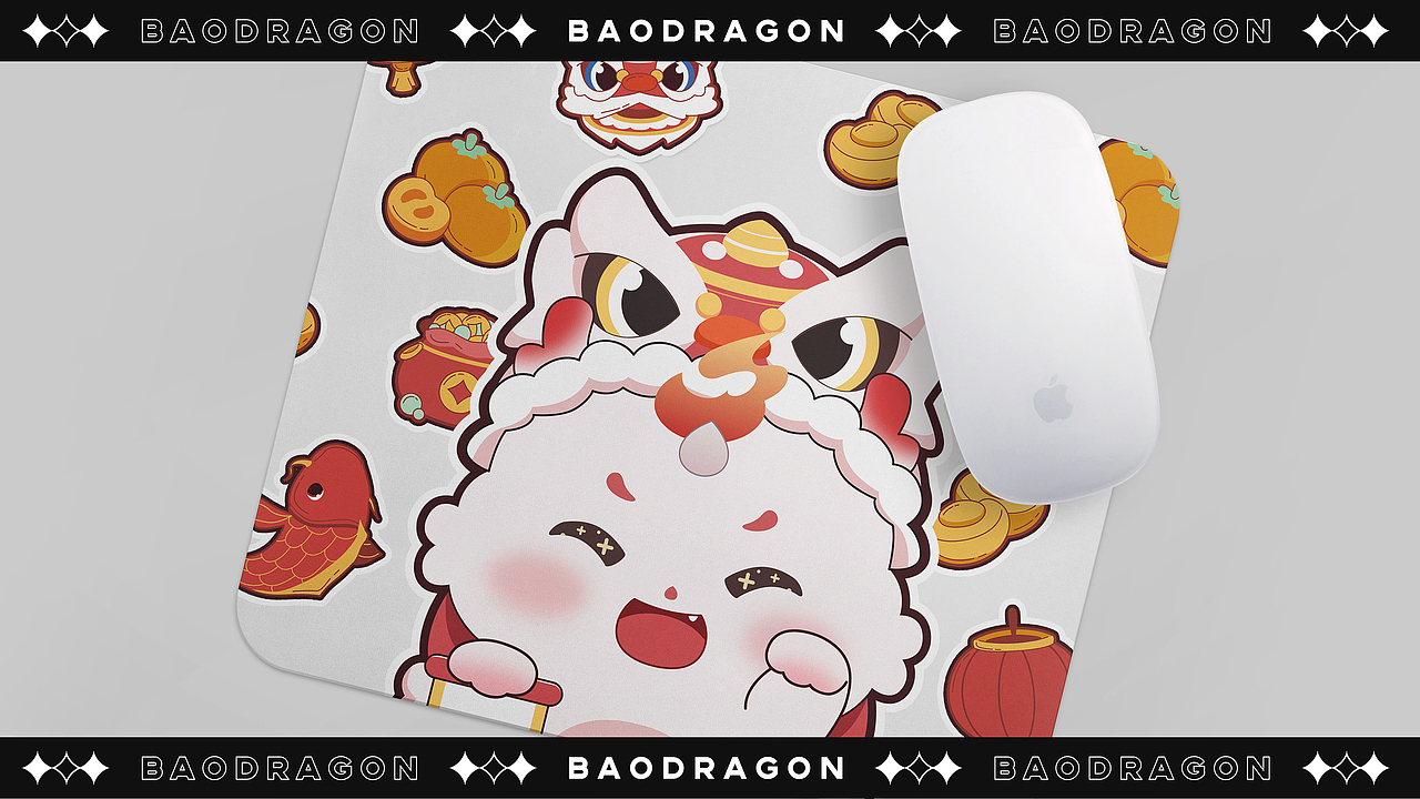 BAODRAGON宝龙丨龙年形象IP设计×英歌舞（图ZMzQzNzg2MDIw） - IP形象 - 站酷设计师旭灿原创素材 - 站酷ZCOOL