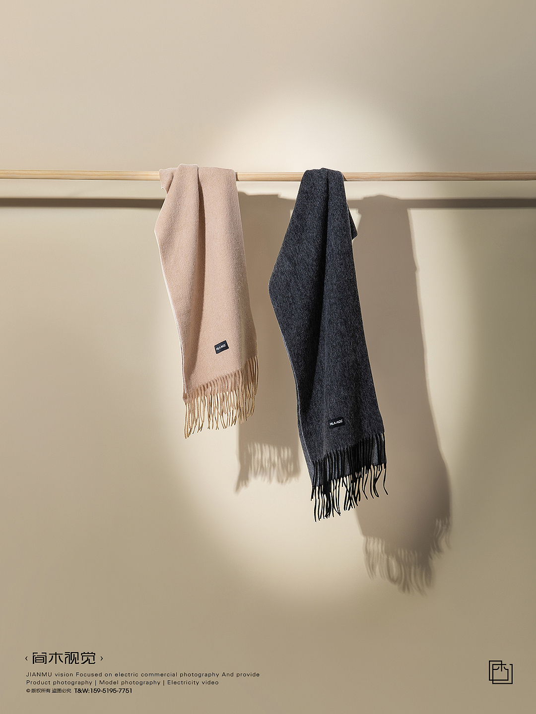 帽子产品创意摄影丨海澜之家×简木视觉 配件围巾手套