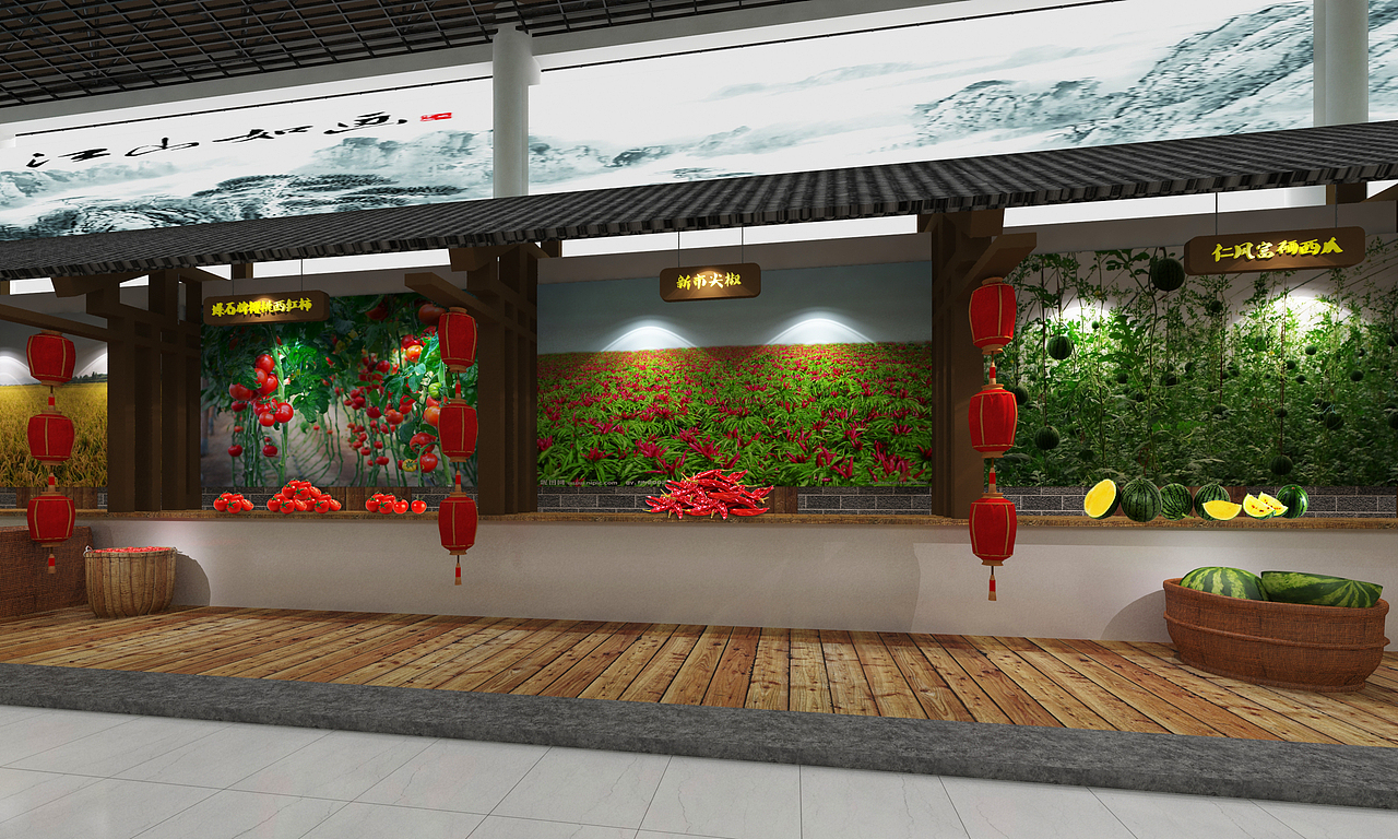 展示云 | 农耕博物馆（图ZMzA0Mzk4MjM2） - 建筑设计 - 站酷设计师展示云空间设计原创素材 - 站酷ZCOOL