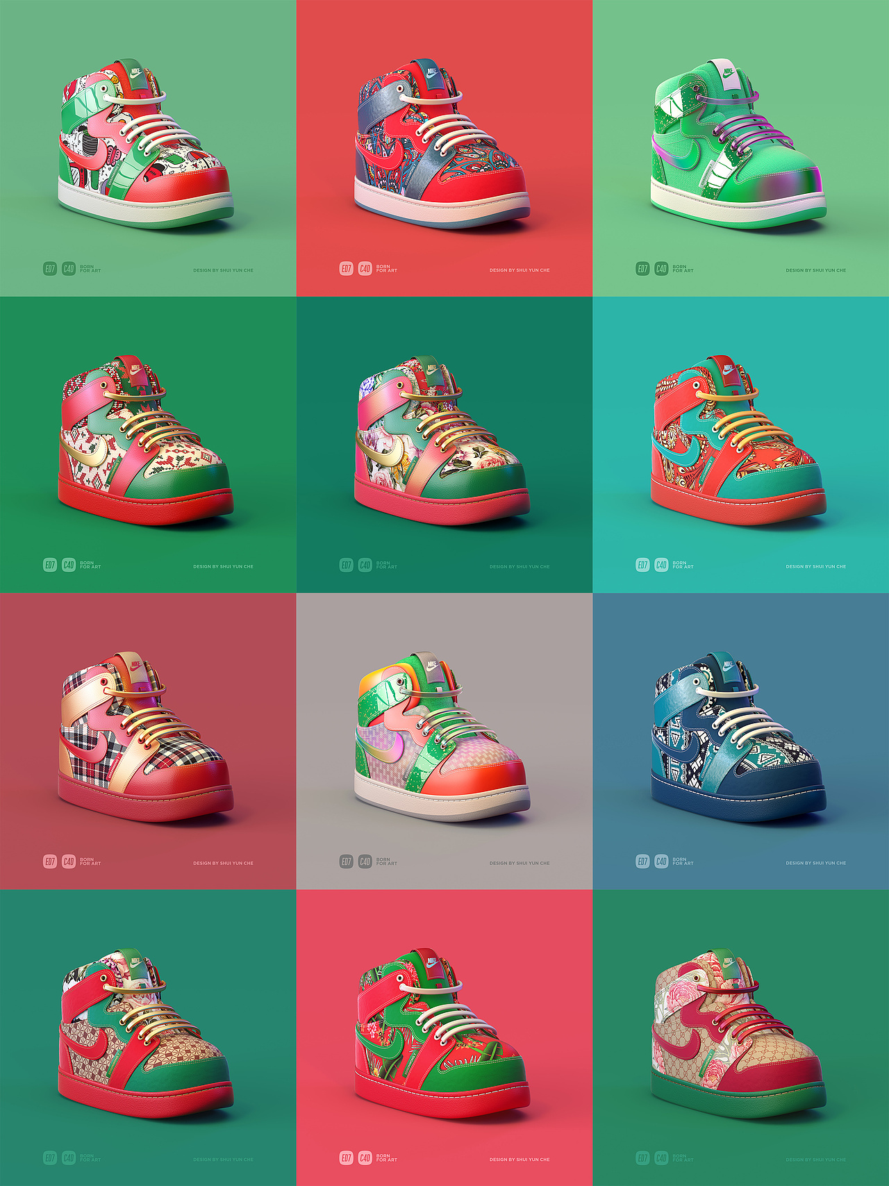 C4D建模作品运动鞋合集（图ZMzAzNDUxNjY0） - 产品 - 站酷设计师水云澈原创素材 - 站酷ZCOOL