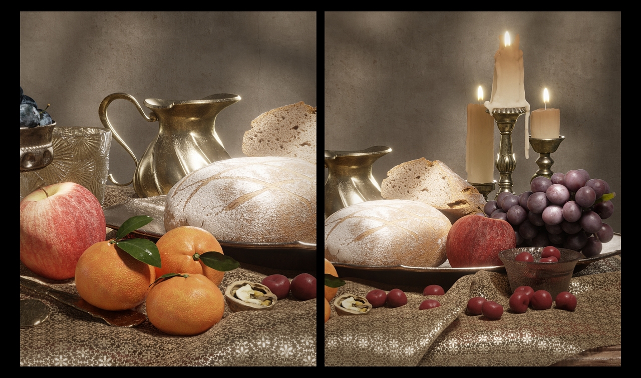 油画质感静态渲染（图ZMzM4NjM4MjQ4） - 场景 - 站酷设计师姚姚不吃饭原创素材 - 站酷ZCOOL