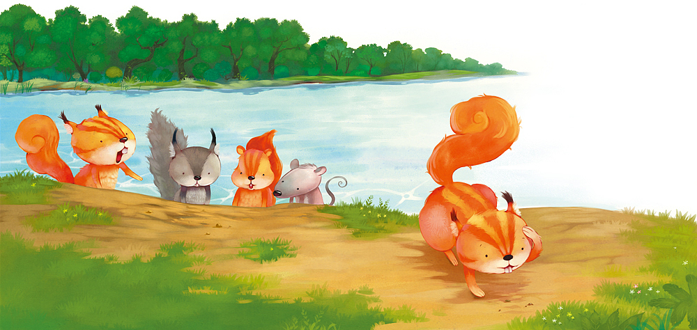 松鼠繪本（圖ZMzAyNzc3NTQ4） - 兒童插畫(huà) - 站酷設(shè)計(jì)師MAIYAhaha原創(chuàng)素材 - 站酷ZCOOL