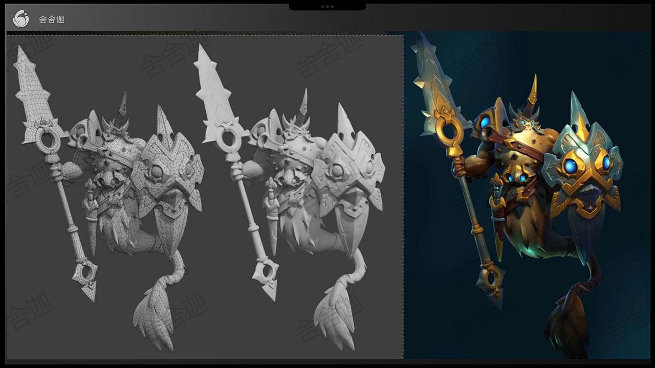 【次时代】3D角色建模（图ZMzQwMzAyOTMy） - 人物/生物 - 站酷设计师舍舍迦原创素材 - 站酷ZCOOL