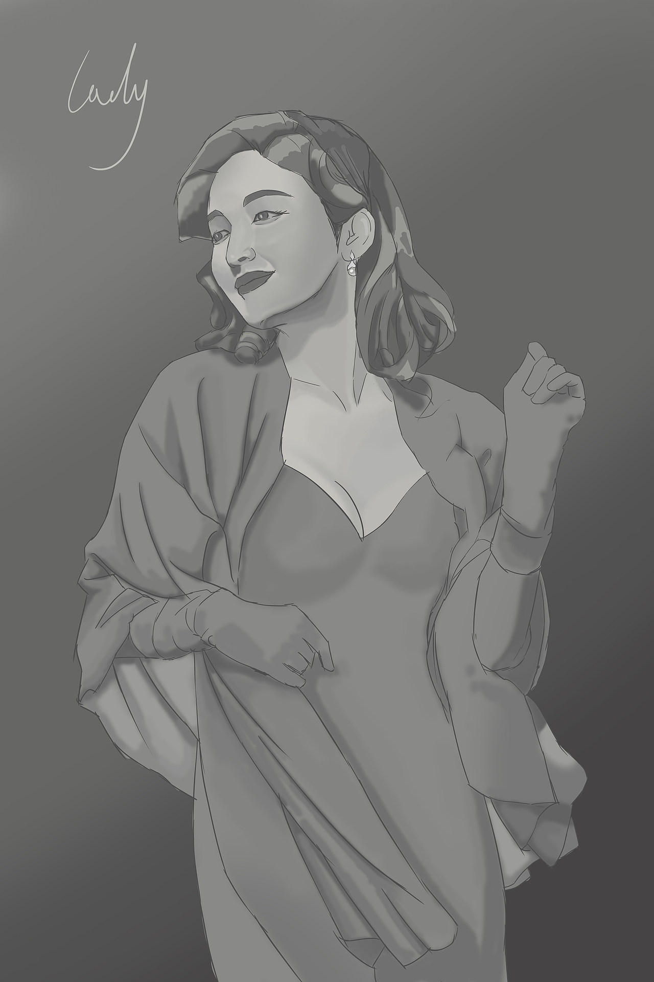 Lady（圖ZMjk2OTQyNzQw） - 創(chuàng)作習作 - 站酷設計師大清魚工作室原創(chuàng)素材 - 站酷ZCOOL