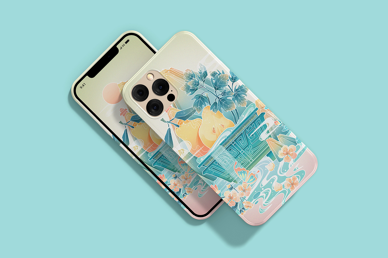 国潮插画 | 节气系列—夏至、惊蛰（图ZMzY2MjcyMzE2） - 商业插画 - 站酷设计师凛夏原创素材 - 站酷ZCOOL