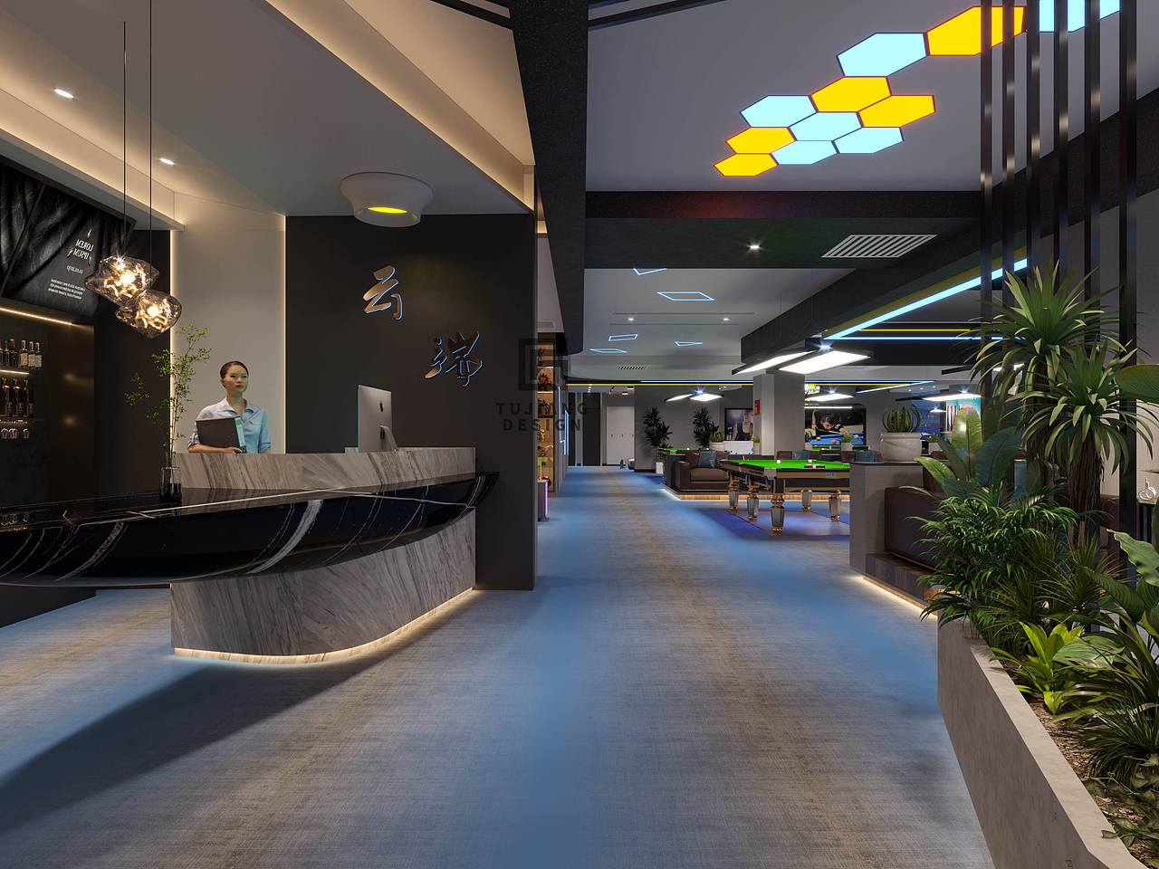 台球俱乐部|时尚空间的艺术氛围