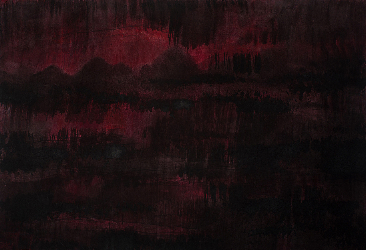 纸本 设色 26×37cm 2022 汪流全