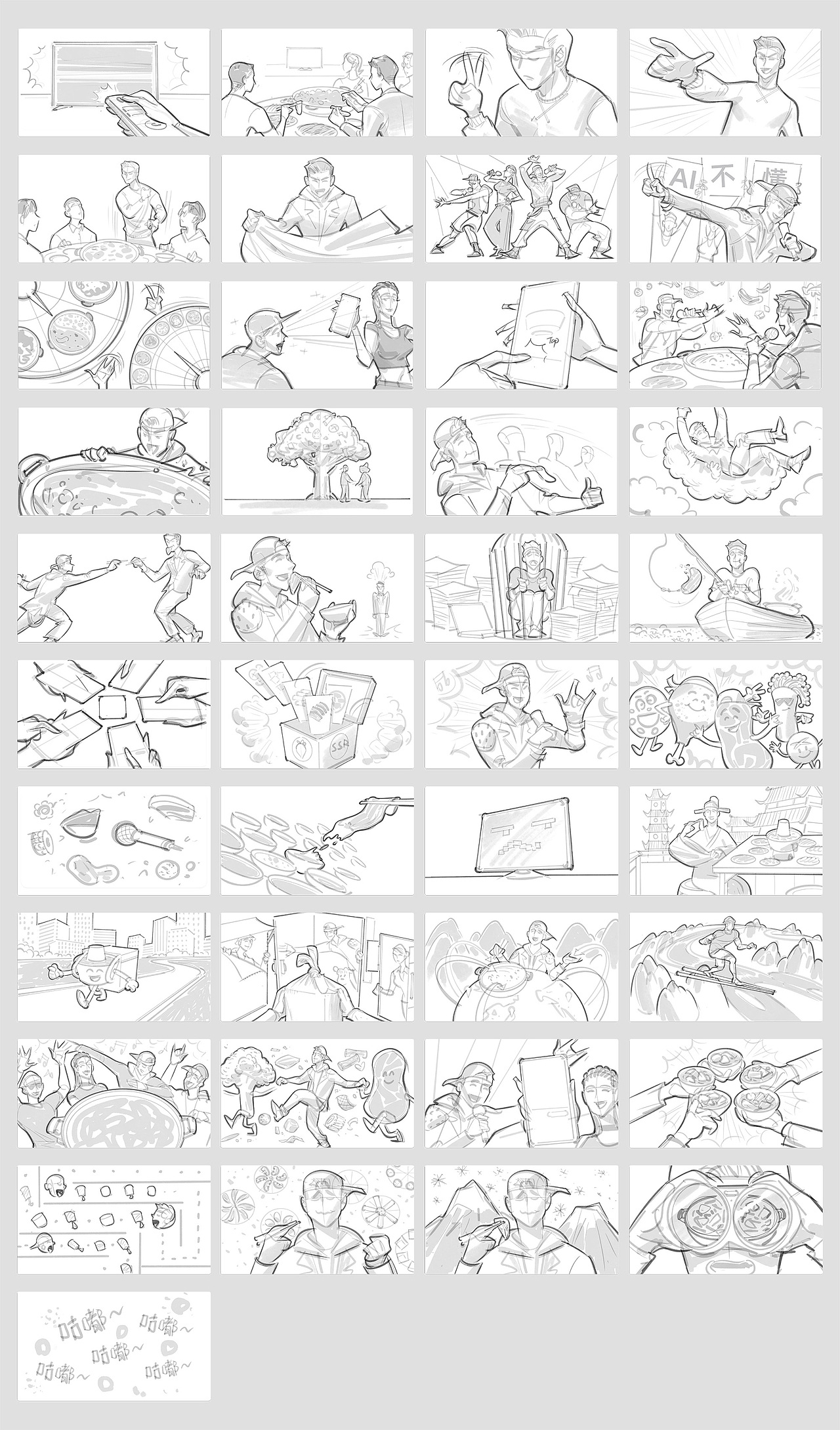 互联网/TVC/广告片/视频短片:故事板分镜头 与 工作流