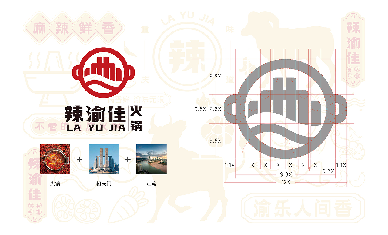 辣渝佳火锅/品牌设计提案（图ZMzQzMTY0MzQ4） - 品牌 - 站酷设计师无名小新原创素材 - 站酷ZCOOL