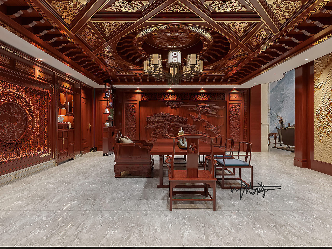 美式别墅设计|沉稳与大气的美式之家