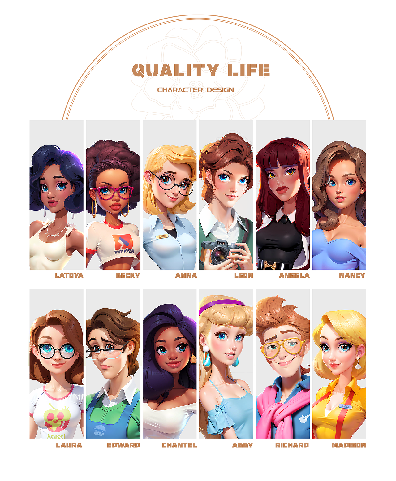QUALITY LIFE （人物设计）（图ZMzQ0NjMzNDI0） - 游戏原画 - 站酷设计师Z611367015原创素材 - 站酷ZCOOL