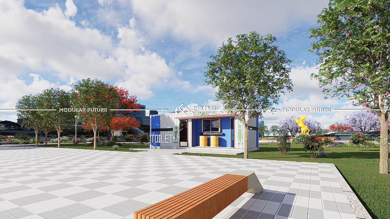 集装箱公共卫生间 | 集装箱移动厕所|集装箱卫生间