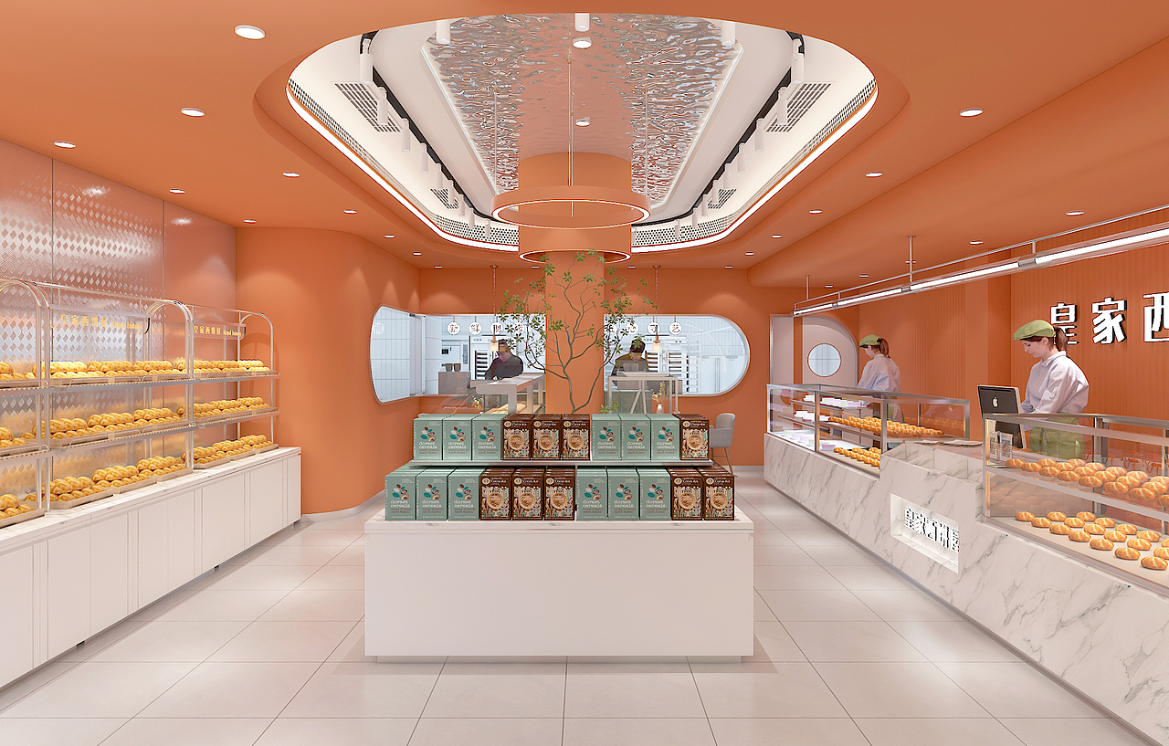 广西甜品店设计 广西面包店设计 成都面包店设计公司