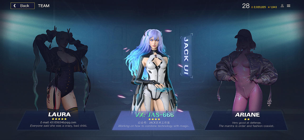 【JACK游戏UI】二次元、欧美风界面logo手绘JK设计教程