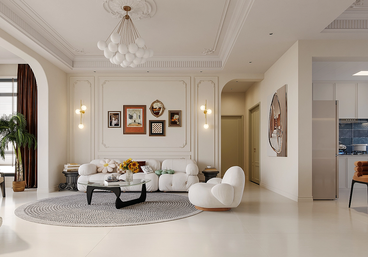 奶油风（图ZMzM0MzA1MzA0） - 家装设计 - 站酷设计师1992效果图月月原创素材 - 站酷ZCOOL