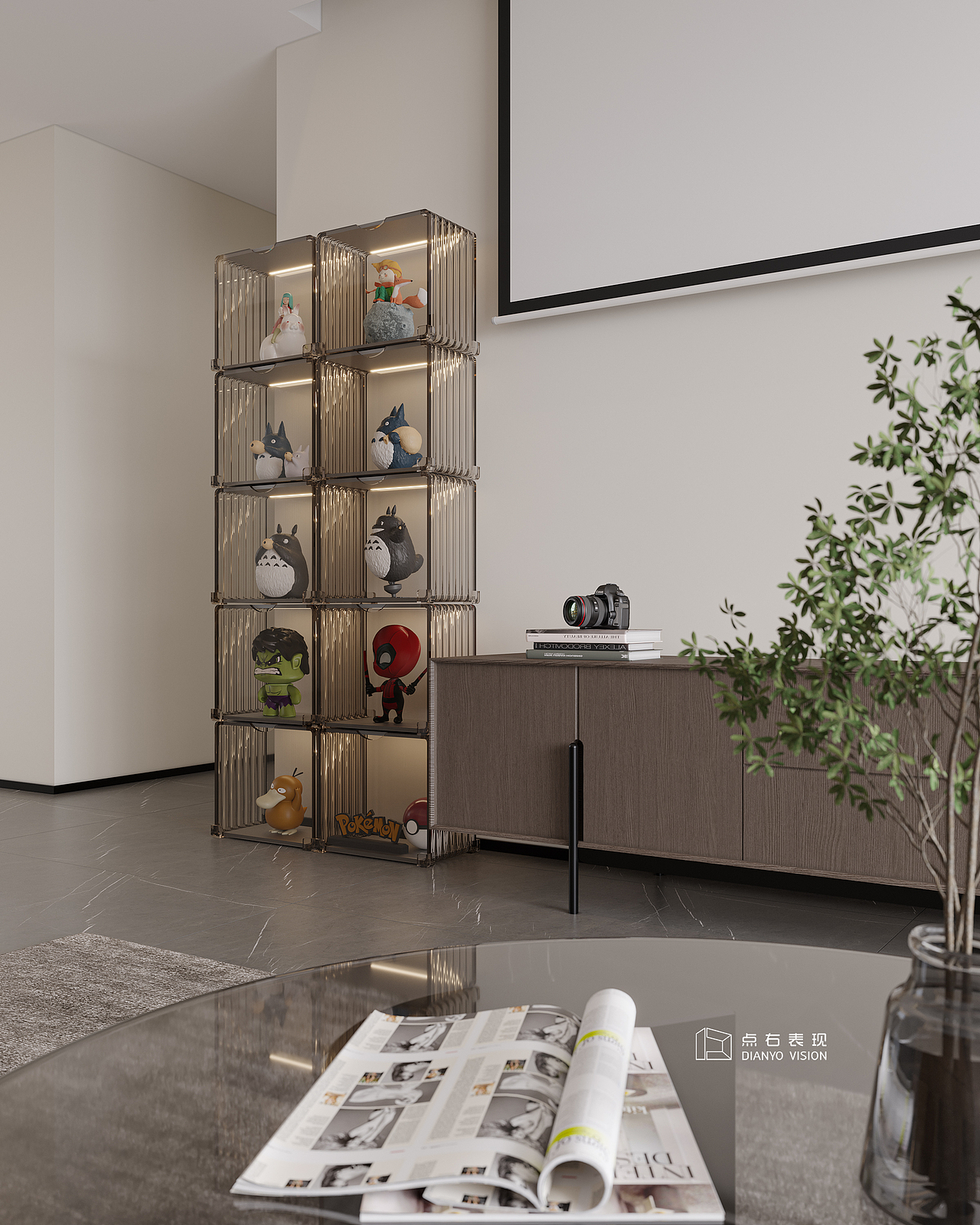 点右效果图 —— 现代复古风格