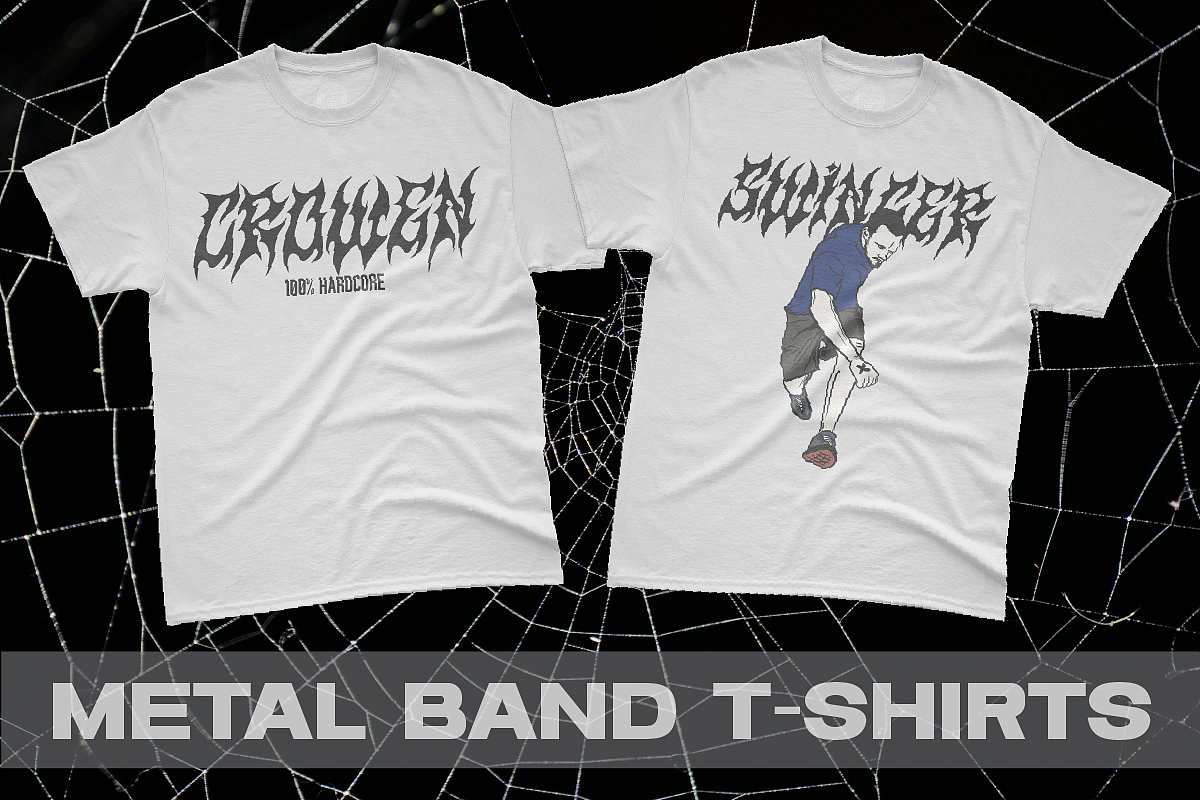 复古哥特重金属摇滚朋克乐队logo海报标题装饰英文字体