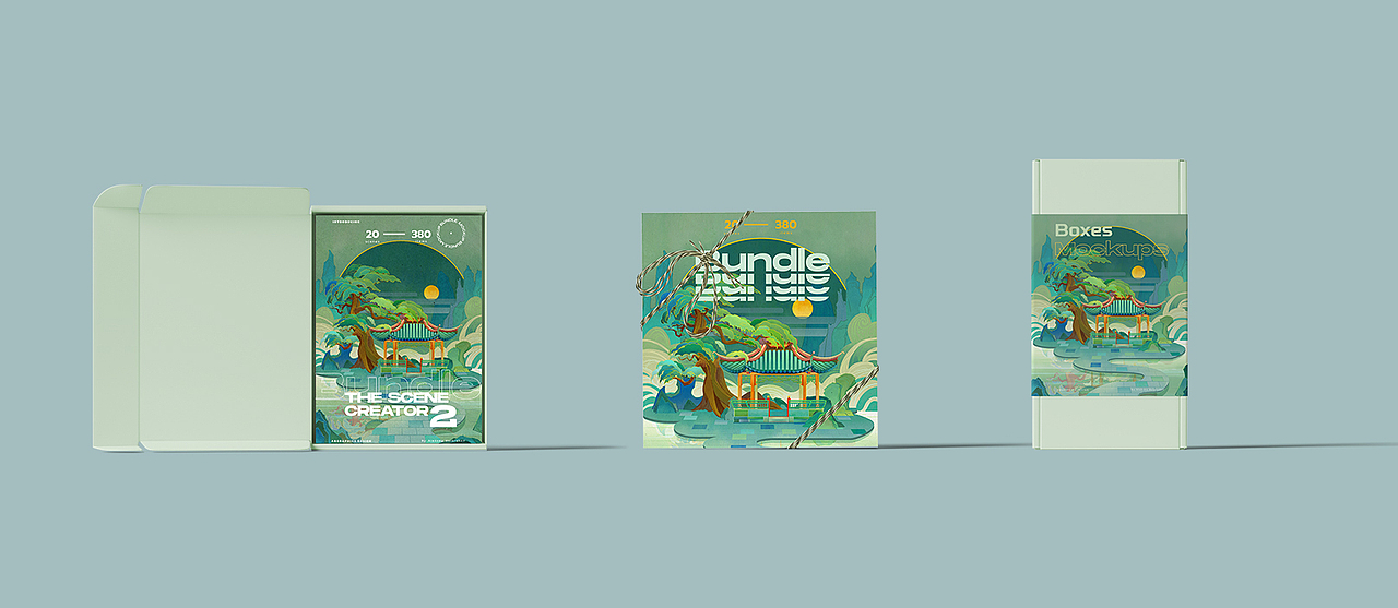 商业插画个人作品(扁平插画/绘本插画/国潮插画)