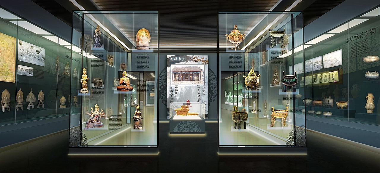 枣庄博物馆创意空间规划效果图方案（图ZMzAxMDM2MDE2） - 商业空间设计 - 站酷设计师智创多媒体科技原创素材 - 站酷ZCOOL