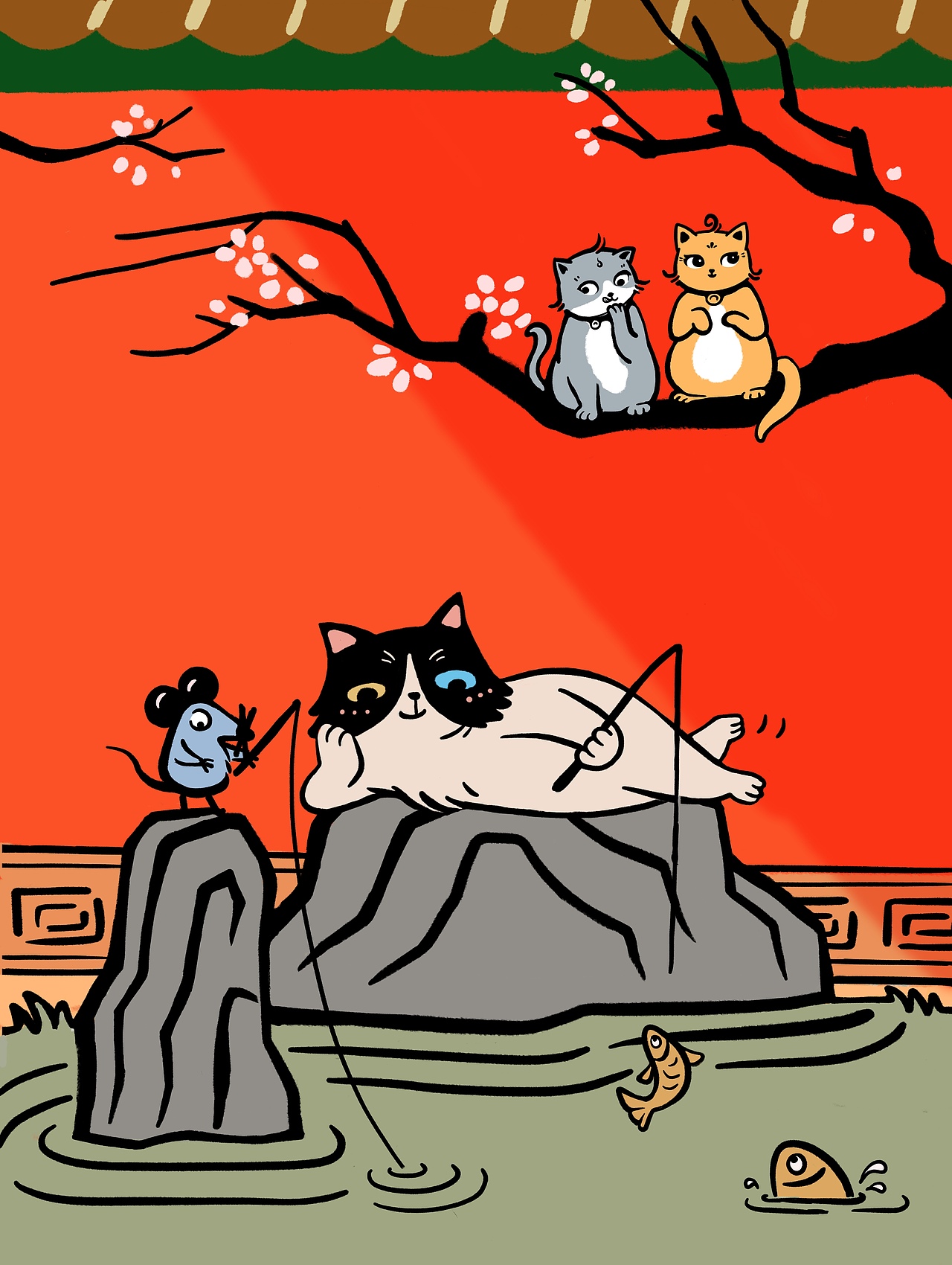 猫神在故宫|文创IP设计(图ZMzU0MDkyOTEy) - IP形象 - 站酷设计师水映设计品牌顾问原创素材 - 站酷ZCOOL