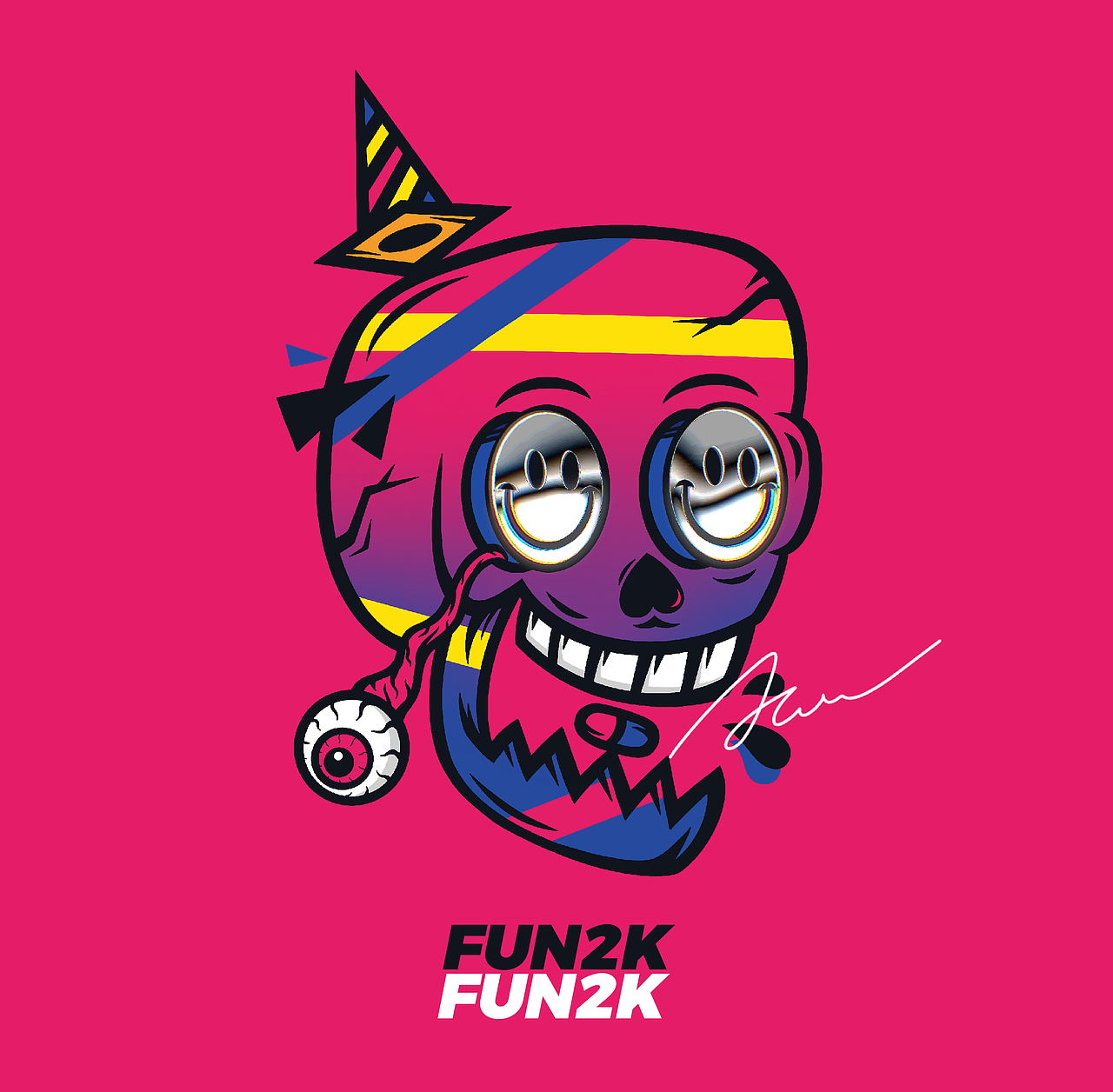 FUN2K-潮流涂鴉插畫設計（圖ZMzIzOTM2MDU2） - 商業(yè)插畫 - 站酷設計師阿涼ACOOL原創(chuàng)素材 - 站酷ZCOOL