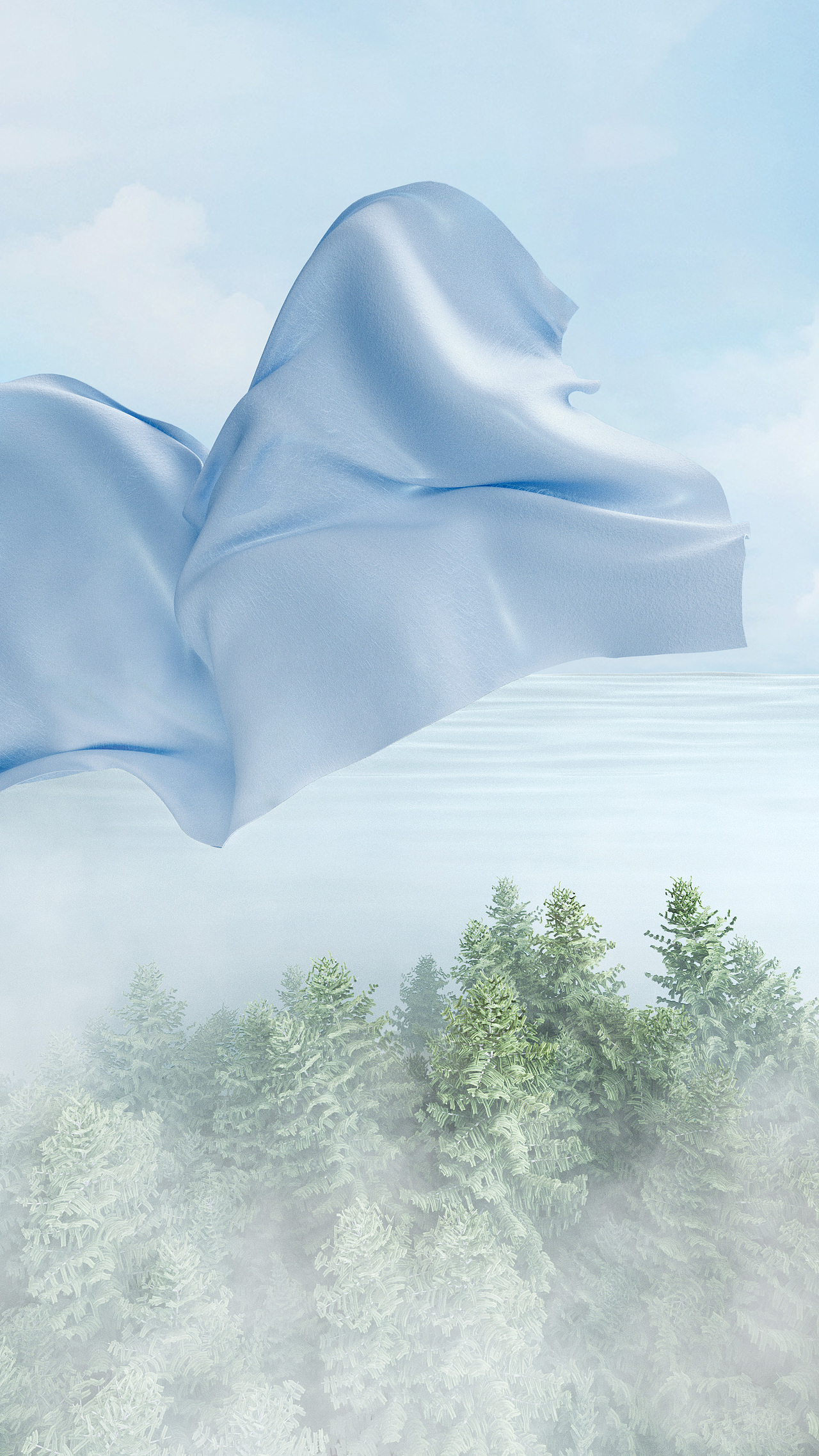 科技面料图渲染