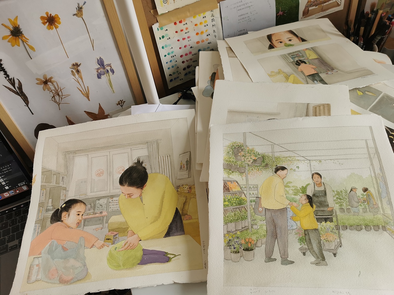 绘本《见过冬天的蝴蝶》（图ZMzUzMTE5NjU2） - 绘本 - 站酷设计师圈圈赵原创素材 - 站酷ZCOOL