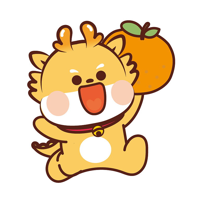 龙卡通图片 小飞龙龙年插画（图ZMzQ4MDI3MTQ0） - 商业插画 - 站酷设计师阿茹生肖IP原创素材 - 站酷ZCOOL