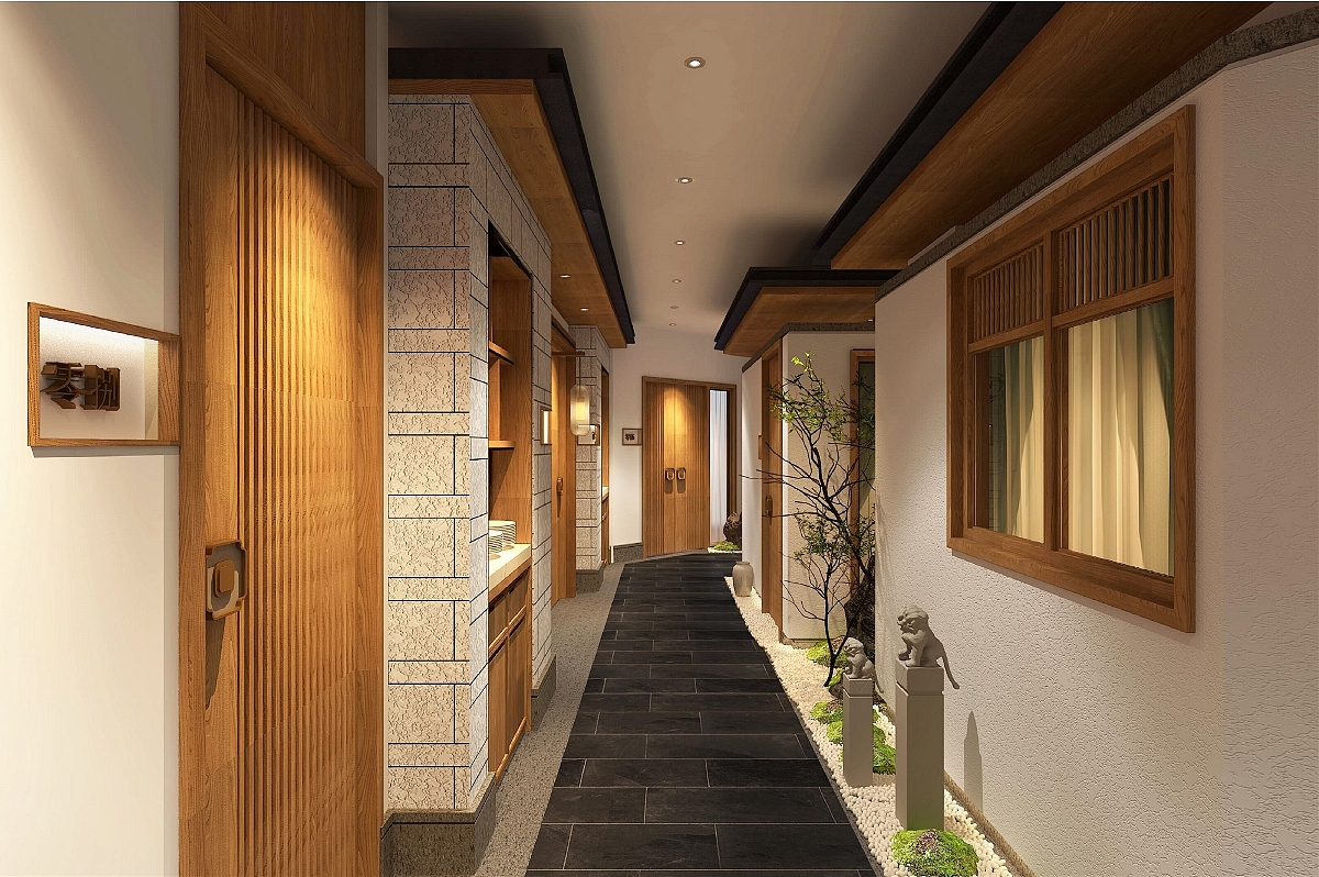 汤包餐厅 原木风