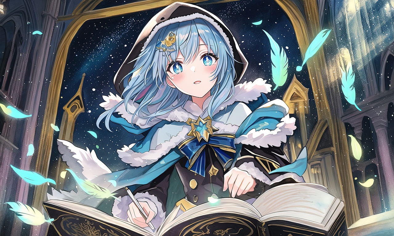【喵酱AI绘图】魔法书院的管理员（图ZMzIyNTA2MTU2） - AI作品 - 站酷设计师是喵酱鸭原创素材 - 站酷ZCOOL