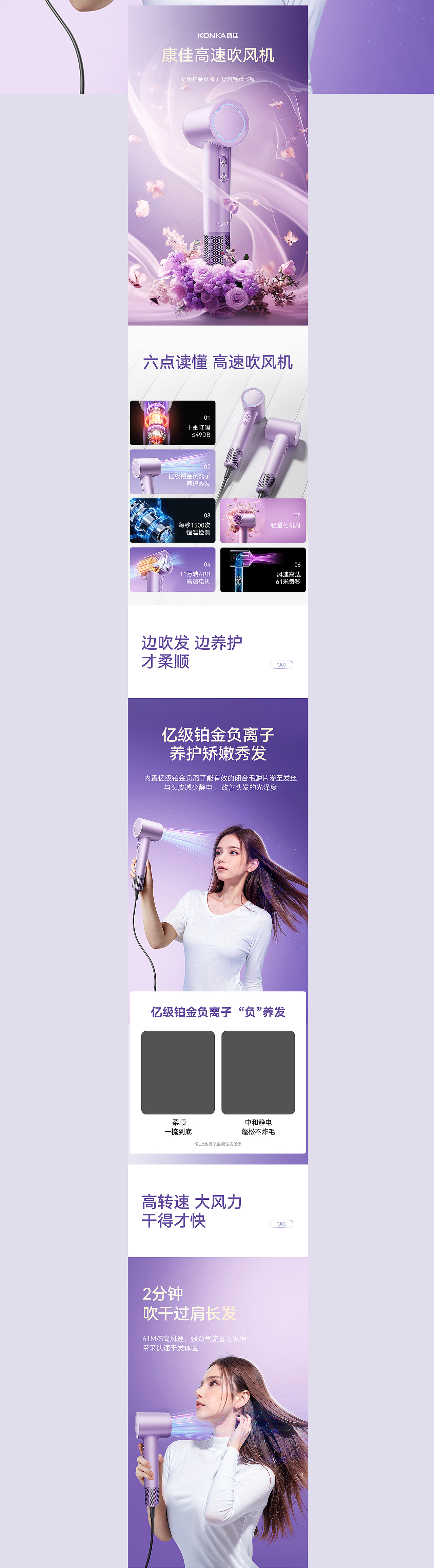 吹风机视觉详情（图ZMzU0NjI3Njgw） - 电商 - 站酷设计师诺0811原创素材 - 站酷ZCOOL