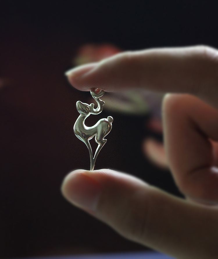 九色鹿（图ZMzI3NTMyMDIw） - 首饰设计 - 站酷设计师白泽记原创素材 - 站酷ZCOOL