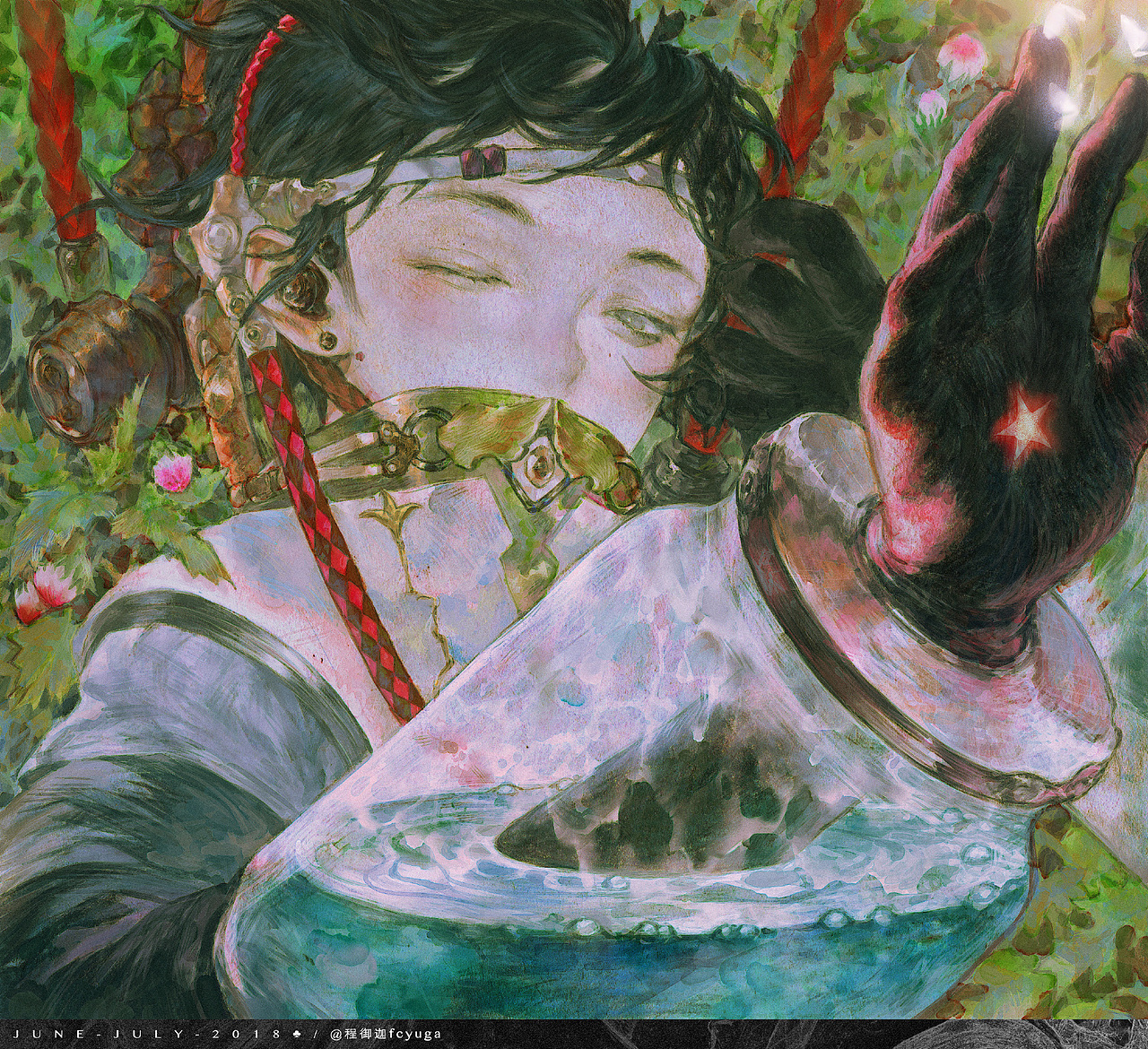 系列插画《虹泉》