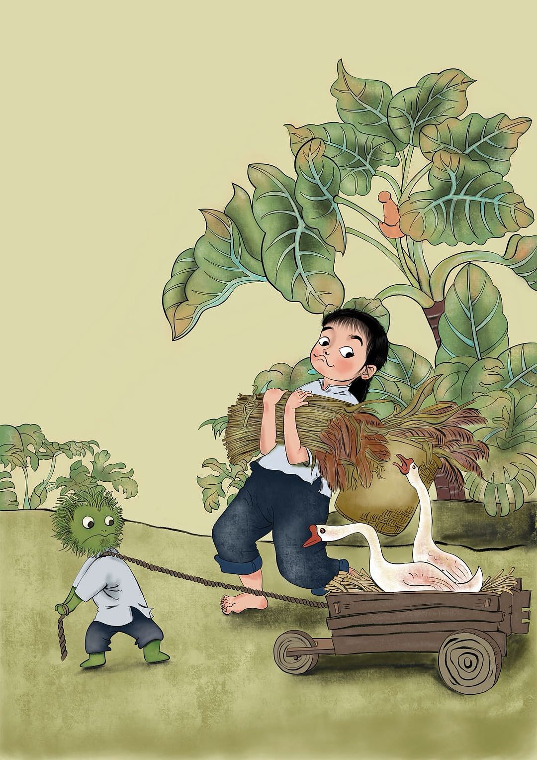 用插画讲故事-练习作品