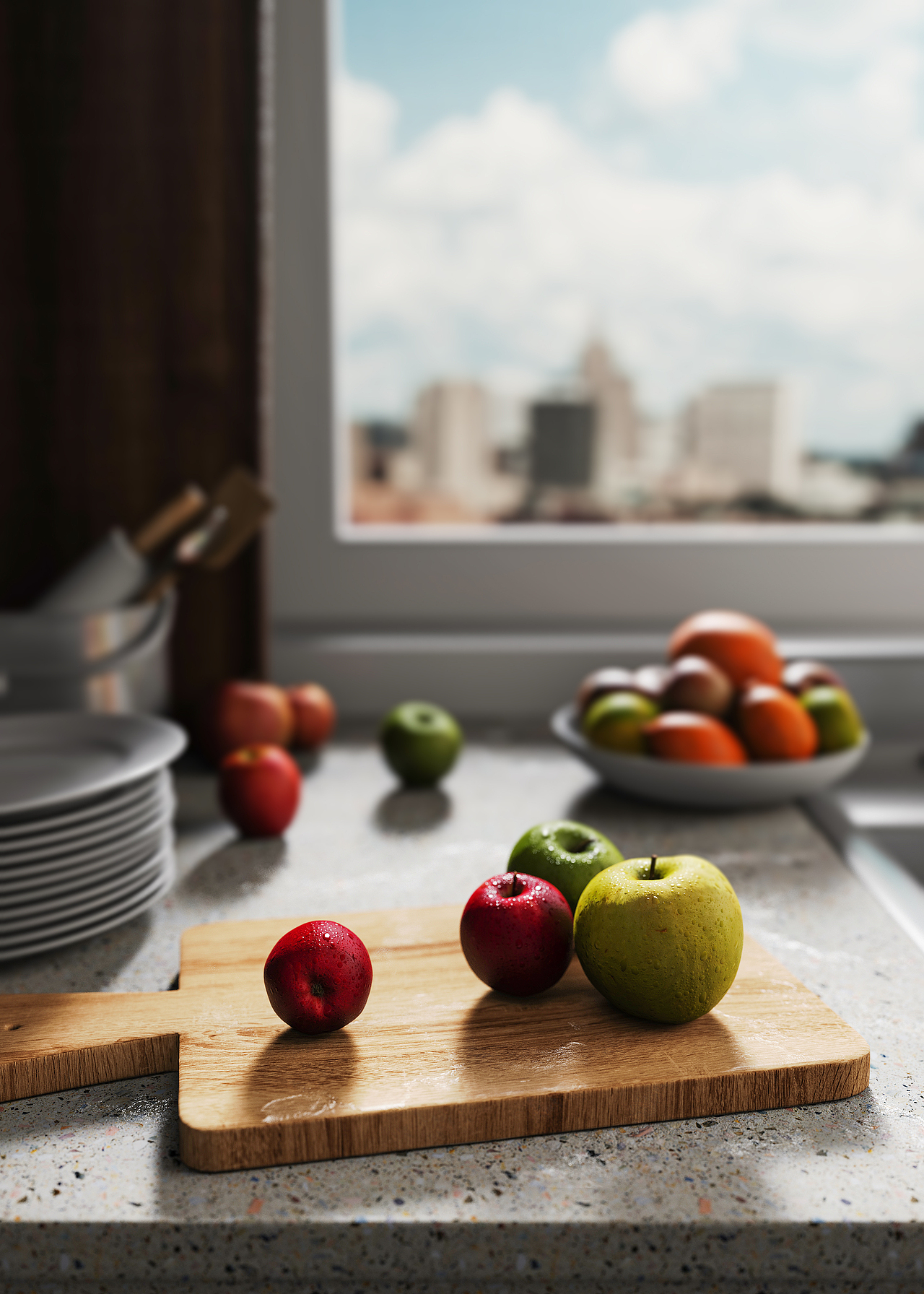 Bang&Olufsen音箱和场景渲染