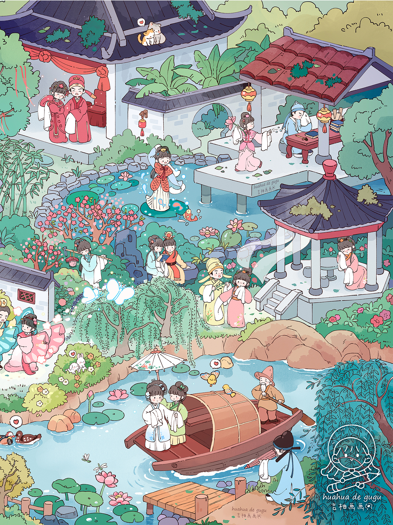 原创Q版戏曲插画（图ZMzU4OTIwNDM2） - 商业插画 - 站酷设计师吉柚画画原创素材 - 站酷ZCOOL