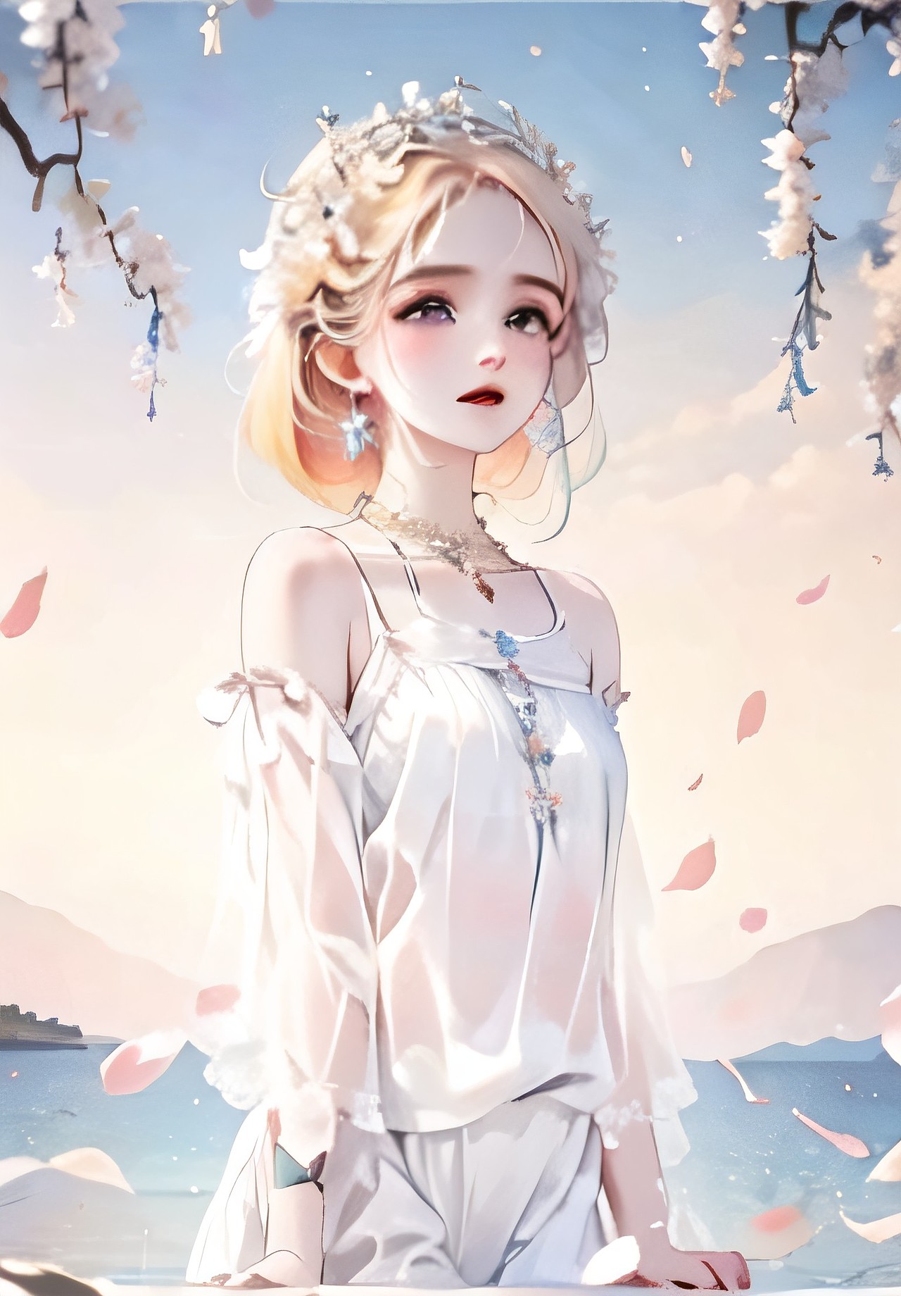 AI生成超现实/3D建模/手绘/动漫女生形象