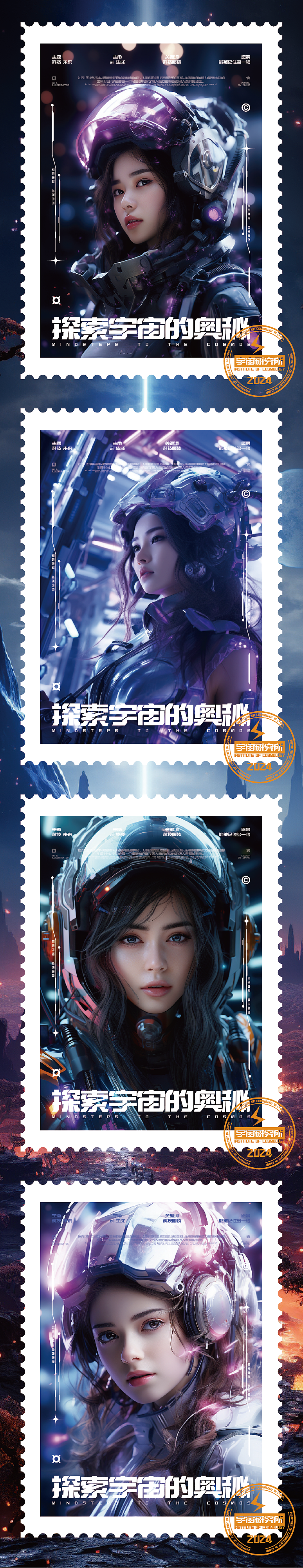 基于midjourney生成的圖片進(jìn)行的海報(bào)練習(xí)（圖ZMzU5MjY4MjIw） - 創(chuàng)作習(xí)作 - 站酷設(shè)計(jì)師資星原創(chuàng)素材 - 站酷ZCOOL