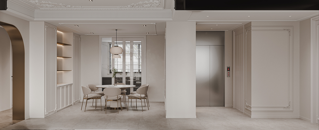 现代法式，轻法空间设计表现.（图ZMzAyMjgzMzc2） - 家装设计 - 站酷设计师阿昌绘万家原创素材 - 站酷ZCOOL