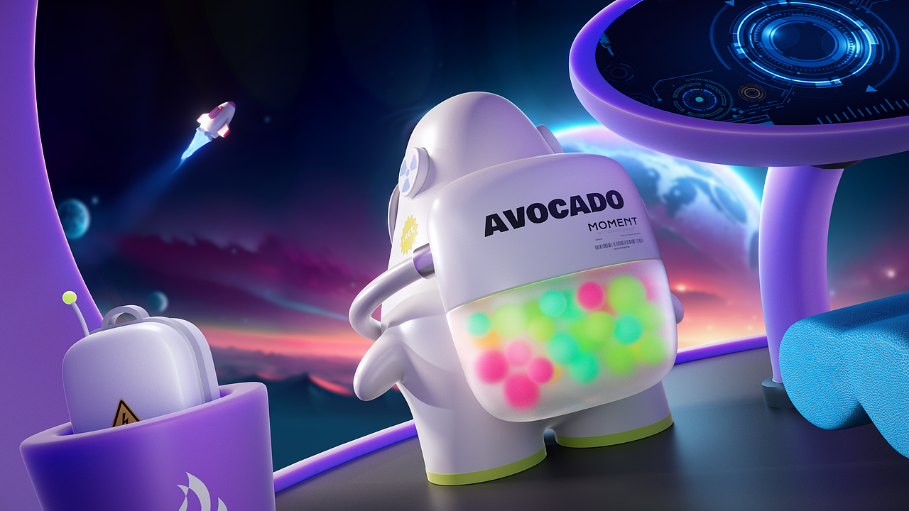 小小牛油果（图ZMzQ2OTY1NDU2） - 其他三维 - 站酷设计师吃吃吃小棕能原创素材 - 站酷ZCOOL