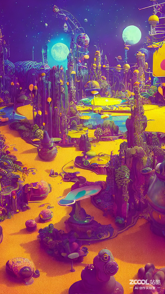 #AI创作实验室#【海绵宝宝的新世界(柠檬X海绵)】