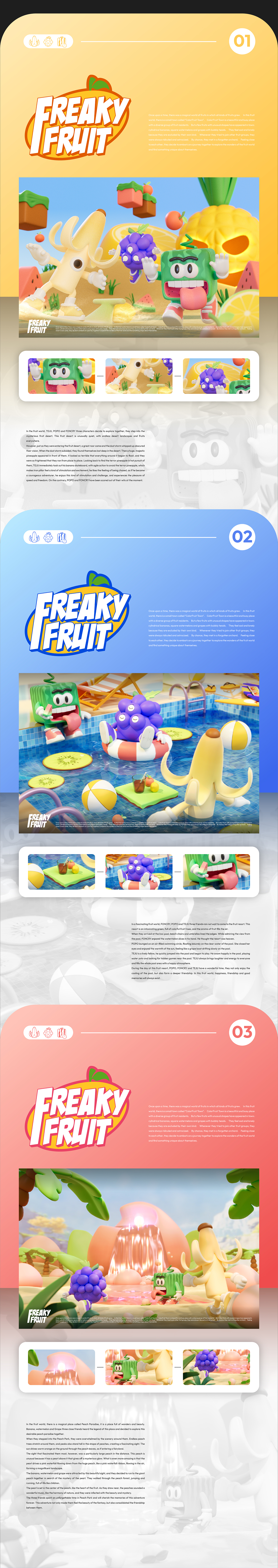 [Freaky Fruit]-IP形象设计|原创IP形象|水果系列IP