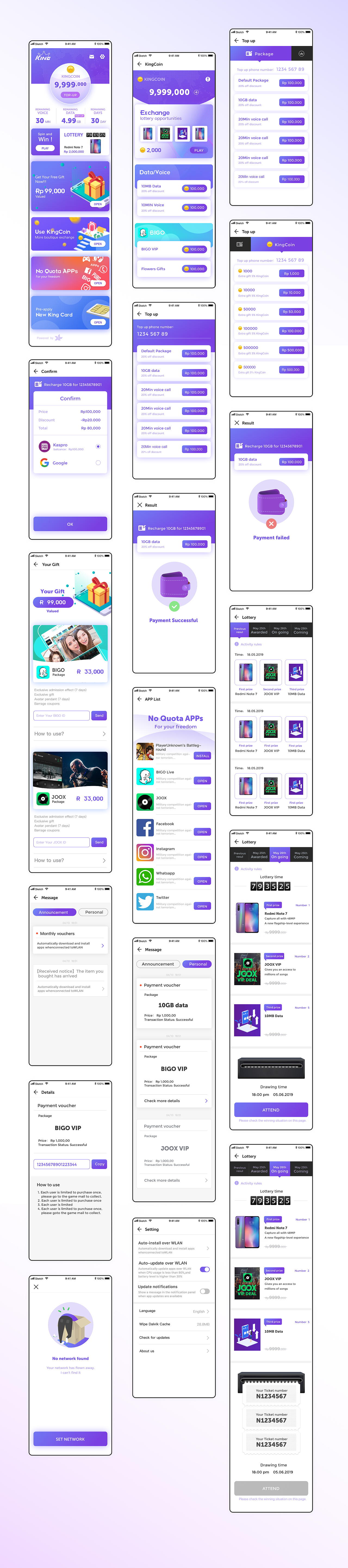 KING CARD（海外通讯移动端）（图ZMzQ3MzAyOTgw） - APP界面 - 站酷设计师笨小呆啊原创素材 - 站酷ZCOOL
