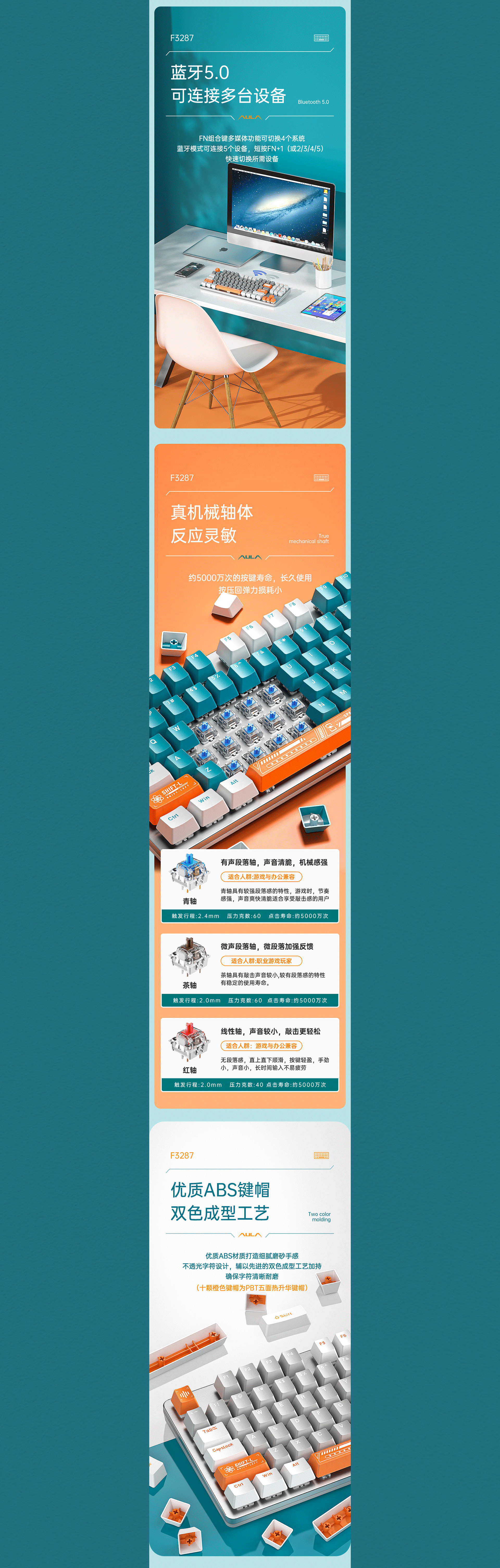 机械键盘丨详情页*2（图ZMzEyOTkxMzg0） - 电商 - 站酷设计师LUCKY丶创魔原创素材 - 站酷ZCOOL